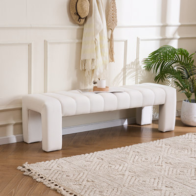 Banc rembourré l 59 po Laytona