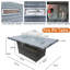 Rectangular 7 - Piece 6 - Person 160Cm L Outdoor Lounge Table Set-1176151106