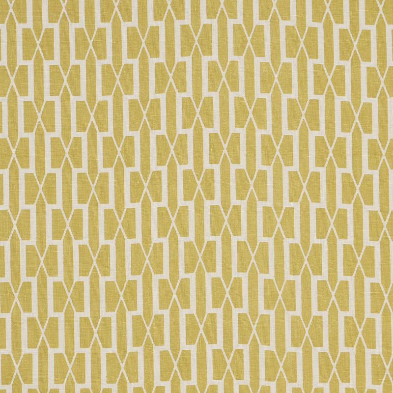 Tissu belvédère Schumacher X Veere Grenney, Jaune