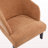 Carreras Upholstered Accent Chair With Curved Back & Wooden Legs-267009192-238214989