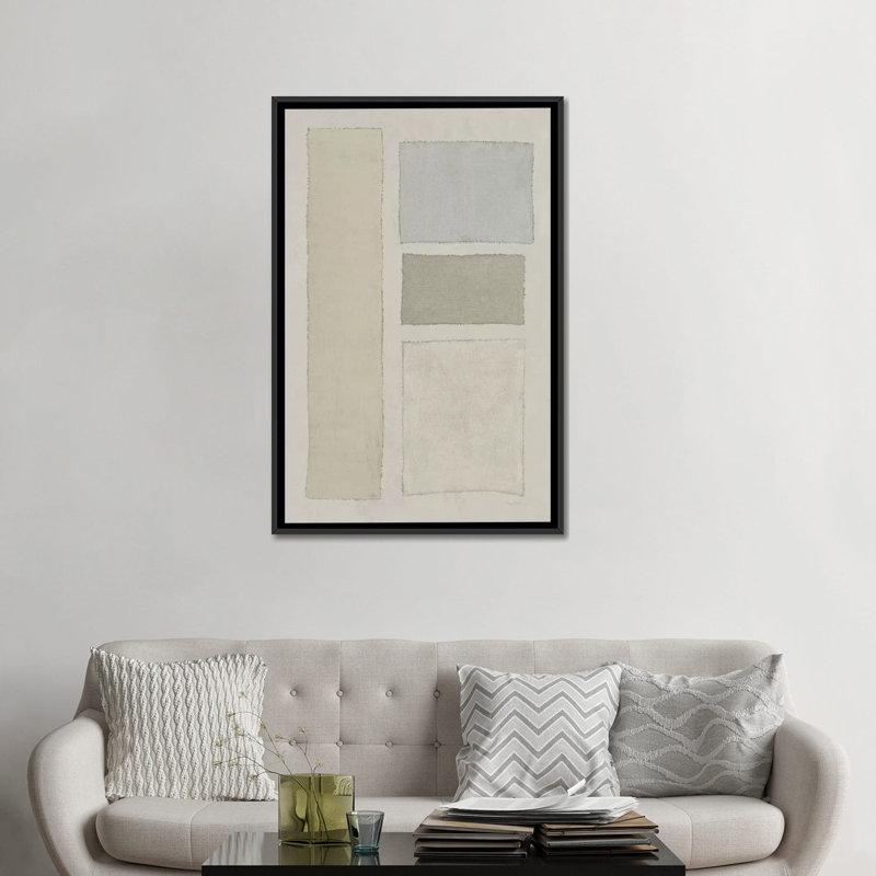 « painted tressage iii », reproduction d’impression sur toile tendue, H 26 po x l 18 po x P 1,5 po, Toile avec cadre noir