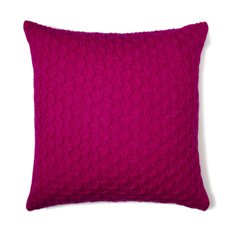 Theo Square Pillow Cover and Insert, Peony