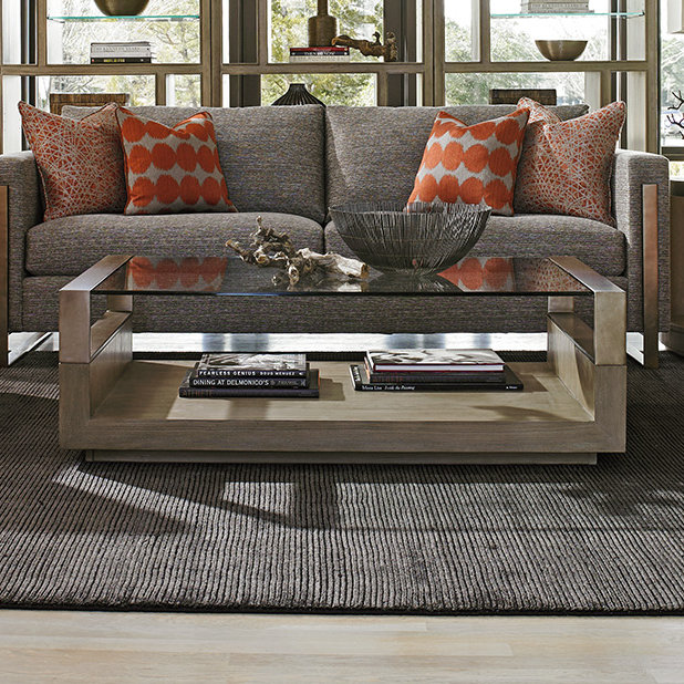 Shadow Play Floor Shelf Coffee Table with Storage