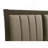 Clement Dark Cocoa Upholstered Eastern King Bed