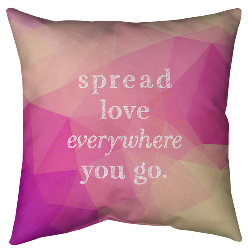 Coussin de sol à motif de pierres précieuses, H 36 po x l 36 po, Diamant rose
