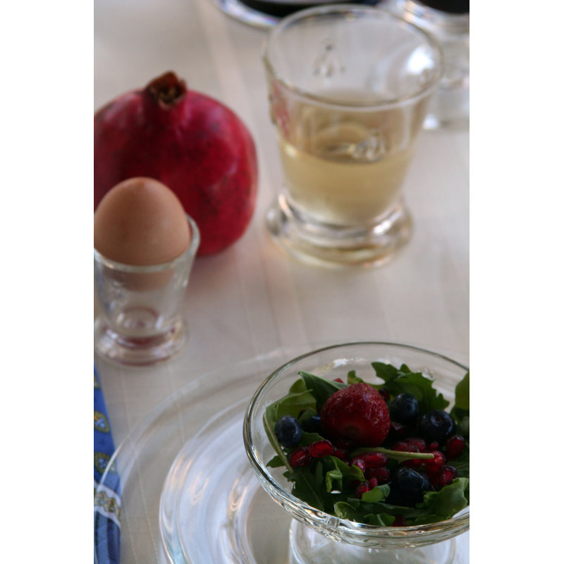 Abeilles Glass Dessert Bowl
