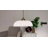 Milk Glass Flower Pendant Light Adjustable Hanging lamp-1735530460