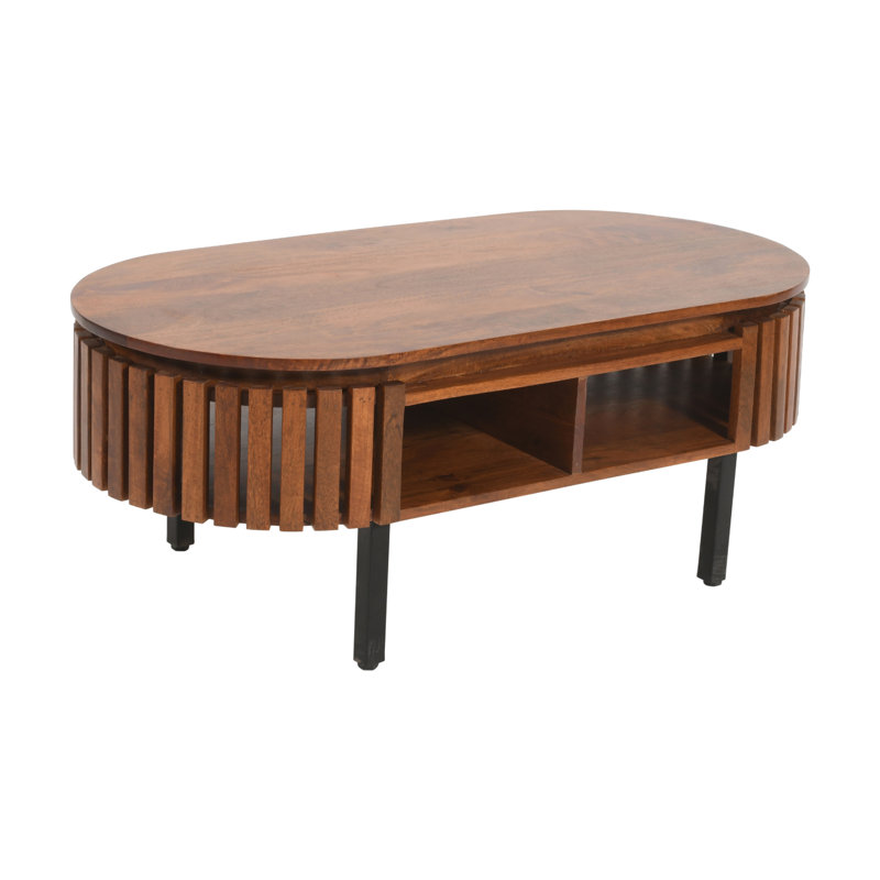 Solid Wood Coffee Table with Storage