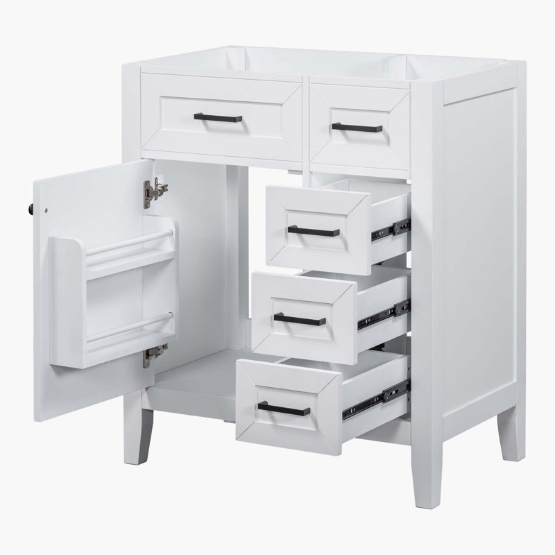 29.52'' Single Bathroom Vanity Base Only, White