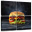 Burger à fromage double couche Yarlin