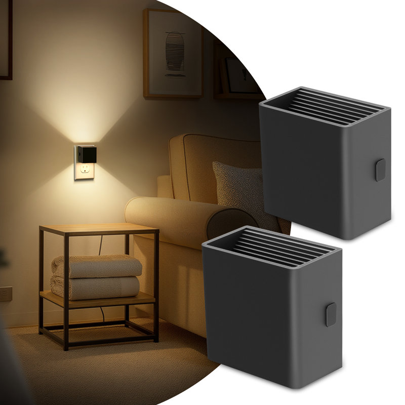 LED Night Light Light Sensor Wall Lights Nightstand Sconces Wall Mounted