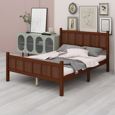 Functional Farmhouse Platform Bed with Contemporary Profile