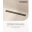 Drain de douche linéaire 24 po, drain de plancher en acier inoxydable-120651796