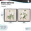 Ensemble de cadres flottants 2 pièces White On Tan Botanicals, design par Lucille Price-1661872783-1661872782