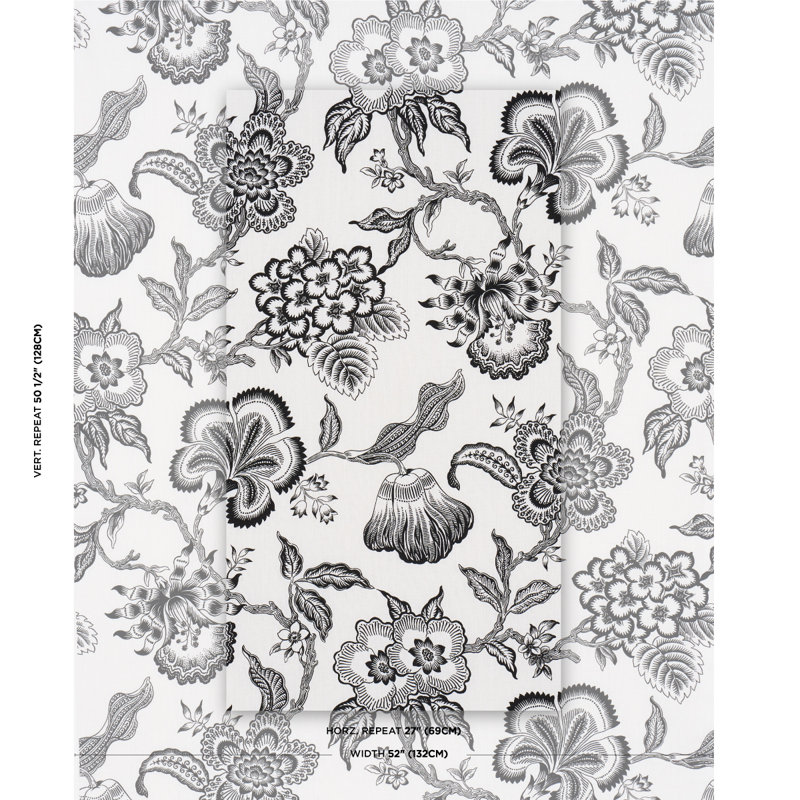 Tissu en lin à 100 %, Noir / blanc