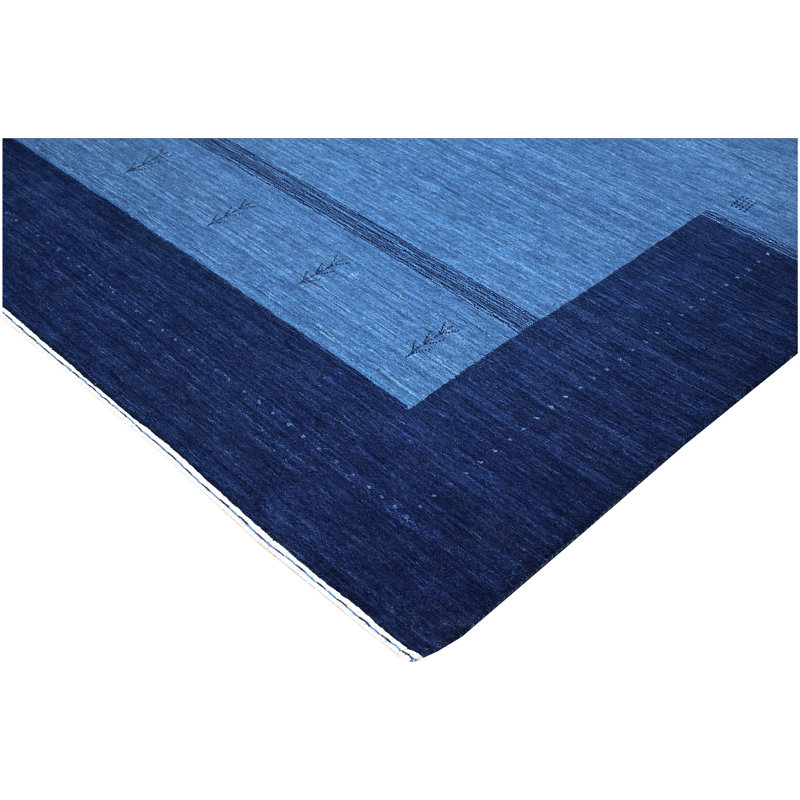 Area Rug in Blue, Rectangle 9'9" x 13'9"