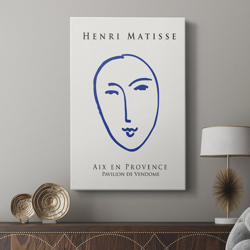 Matisse XLIX, reproduction encadrée - galerie Cavas, H 27 po x l 18 po
