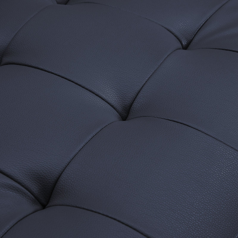 Canapé modulaire en similicuir Gantz, Similicuir bleu