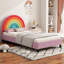 Lit plateforme tapissier Rainbow Design