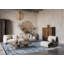 Denelda Living Room Area Rug Metallic Sheen Modern Cobble Design Navy-296846015