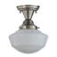 Schoolhouse & Early Electric 1 - Light Semi Flush Mount
