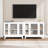 Buffet Storage Cabinet With Fluted Glass Door-271504859