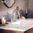 Moen Ronan Two-Handle 4" Centerset Modern Bathroom Faucet with Push-Down Drain-74938710