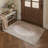 Veridian Floral Machine Washable Pink / Green Indoor Area Rug with Non-Slip Backing-1308018292