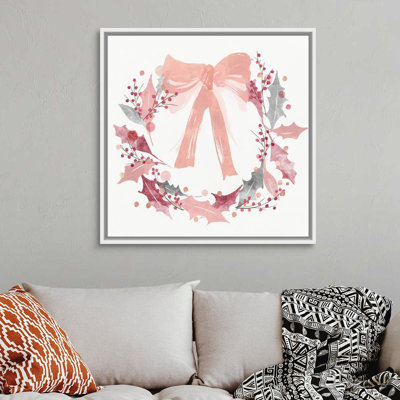 " Blushing Wreath " Painting Print