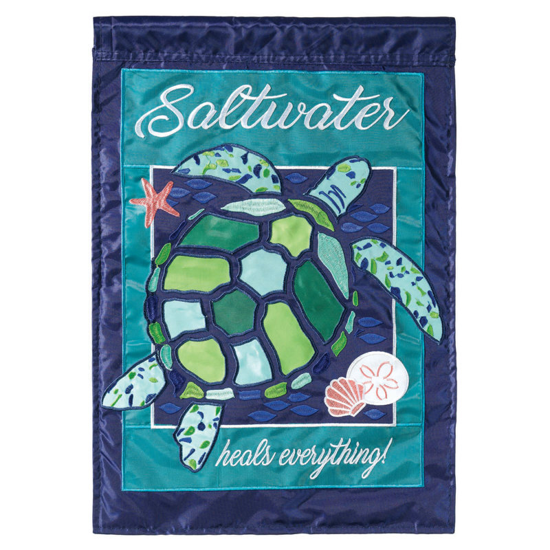 Drapeau d’extérieur pour jardin en nylon 2 côtés, H 18 po x l 13 po