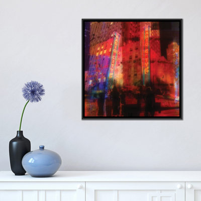 « radio city », impression sur toile tendue