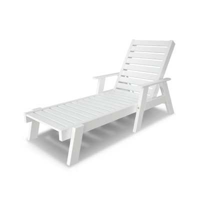 POLYWOOD® Captain 28" Patio Chaise Lounge