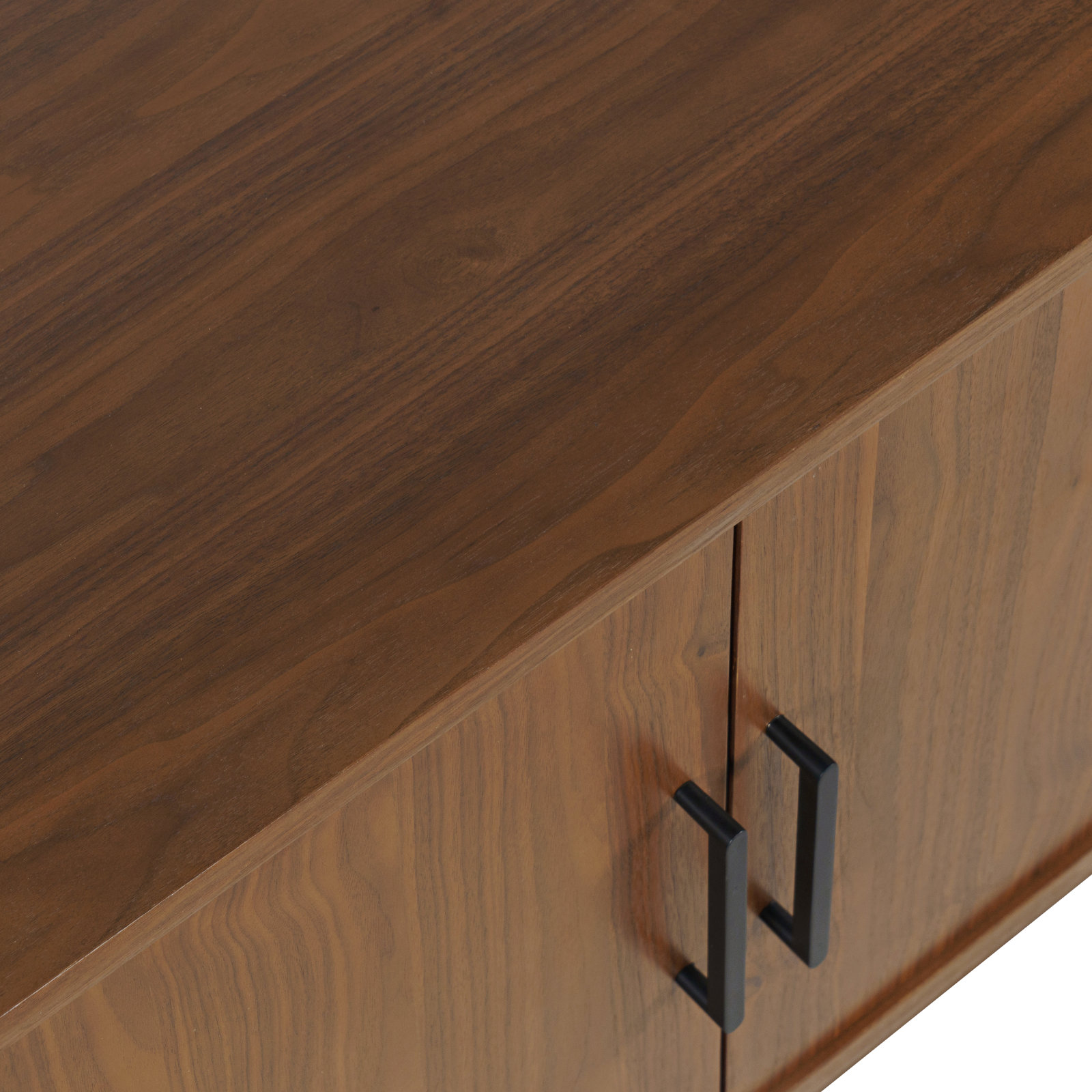 TV Stand, Dark Brown Wood, 26.5"H x 67"L x 18"W