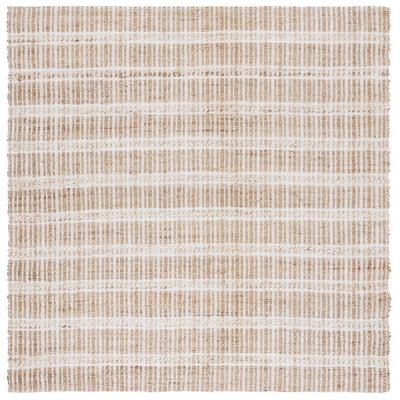 Sonnier Striped Flatweave Ivory/Natural Area Rug