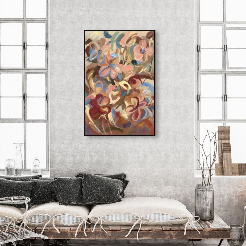 Moving Eden Print by Oliver Gal, 25"H x 17"W, Black Floater Frame