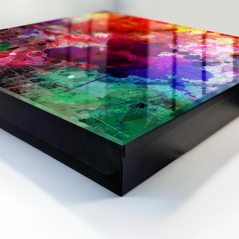 Key cabinet for wall, Opens to the right, 30x30x5, White, The richness of colors and the intensity of the composition, 