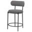 Chaise de comptoir rembourrée Concord Boucle (sans la table)-801186802