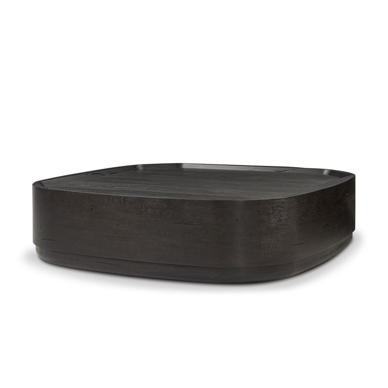 Leandro Coffee Table-Natural Reclaimed French Oak, Dark Espresso Reclaimed French Oak