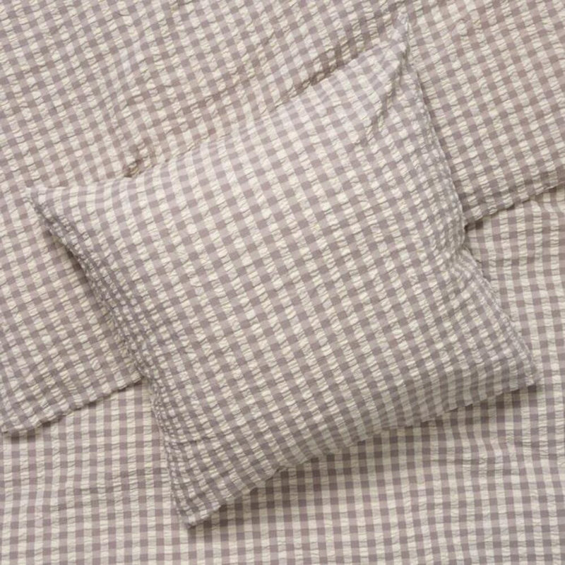 Baek And Bolge Duvet Cover, Twin Duvet Cover + 1 Standard Pillowcase, Gray/Birch
