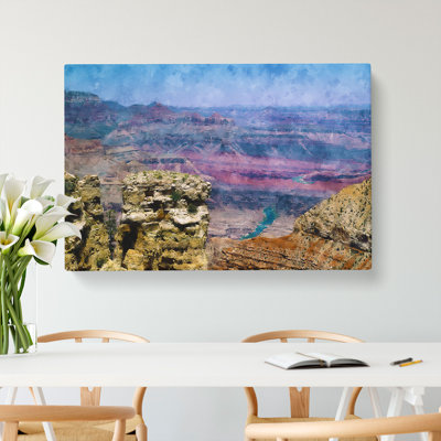 Grand Canyon River View - Wrapped Canvas