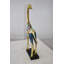 Statue de table girafe en résine colorée regardant autour de la taille: 3 po x 8 po x H 20 po