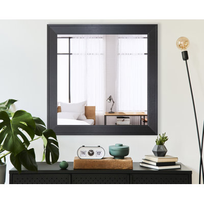 Verene Engineered Wood Flat Wall Mirror