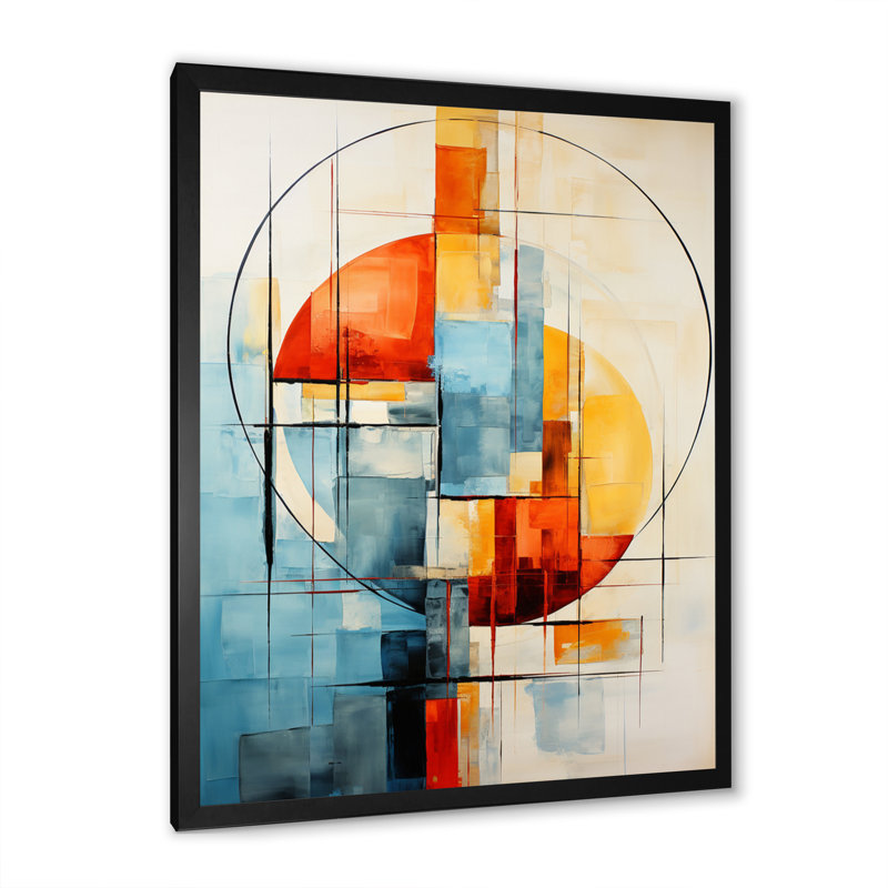 Portrait de femme rétro Mid-Century II sur toile, Cadre photo noir, H 20 po x l 12 po x P 1 po
