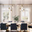 Luminaire suspendu grappe 3 lumières