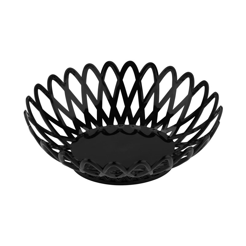 OB-940-BK – 10" X 8.25" Oval Basket, 4" Deep