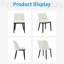 Ensemble de 2 chaises de salle à manger rembourrées Modern-1049240622