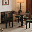 French Retro Black Dining Table