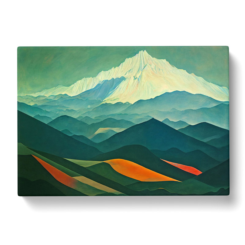 Dynamic Mountain Landscape - Wrapped Canvas, 35cm H x 50cm W x 3cm D