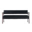 Banc en similicuir avec accoudoirs en bois-64939981