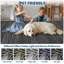 Très grand tapis lavable rayé sans bordure 9 pi x 12 pi à motif de chevrons-163287764-163287771